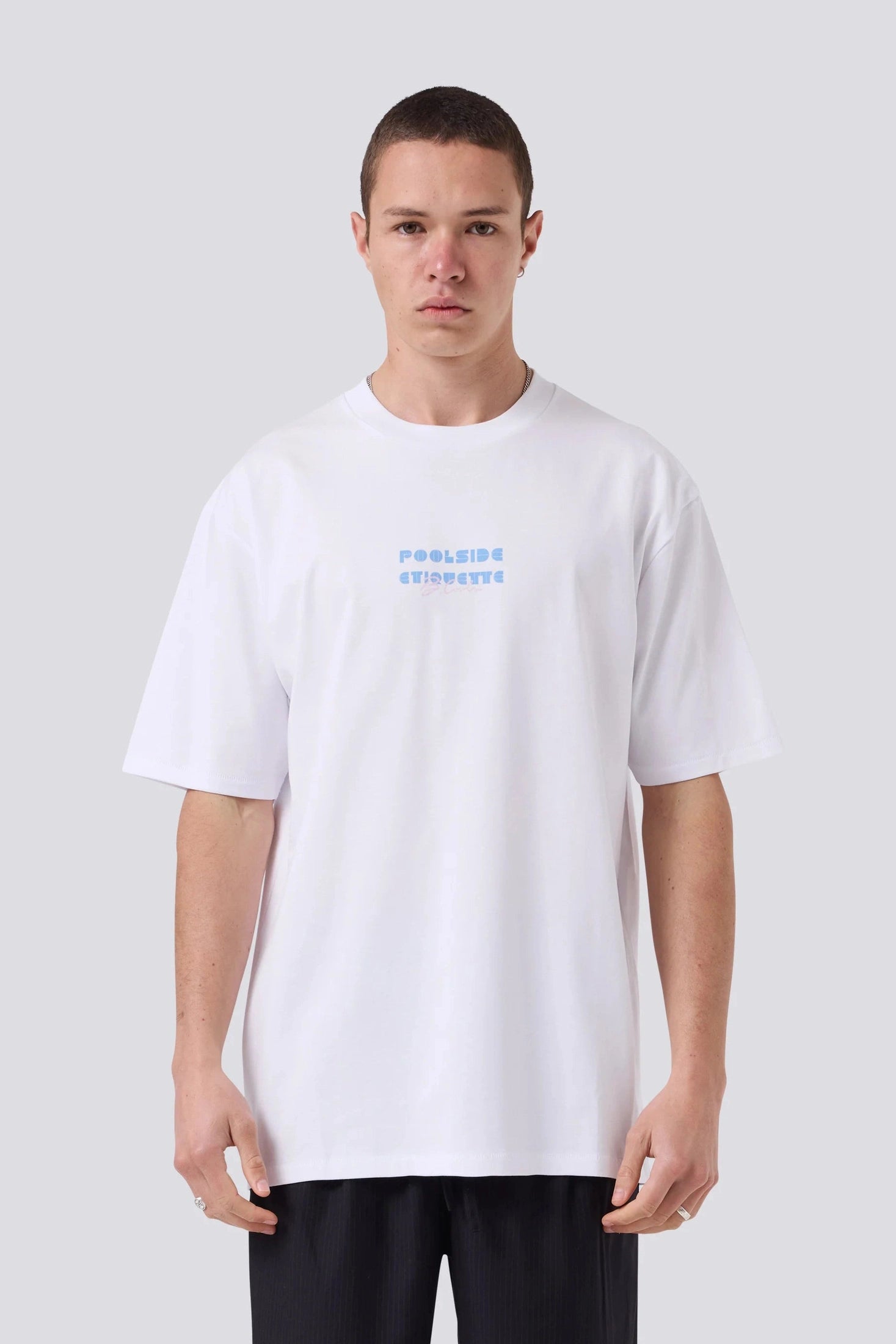 BARNEY COOLS Poolside vice tee - White