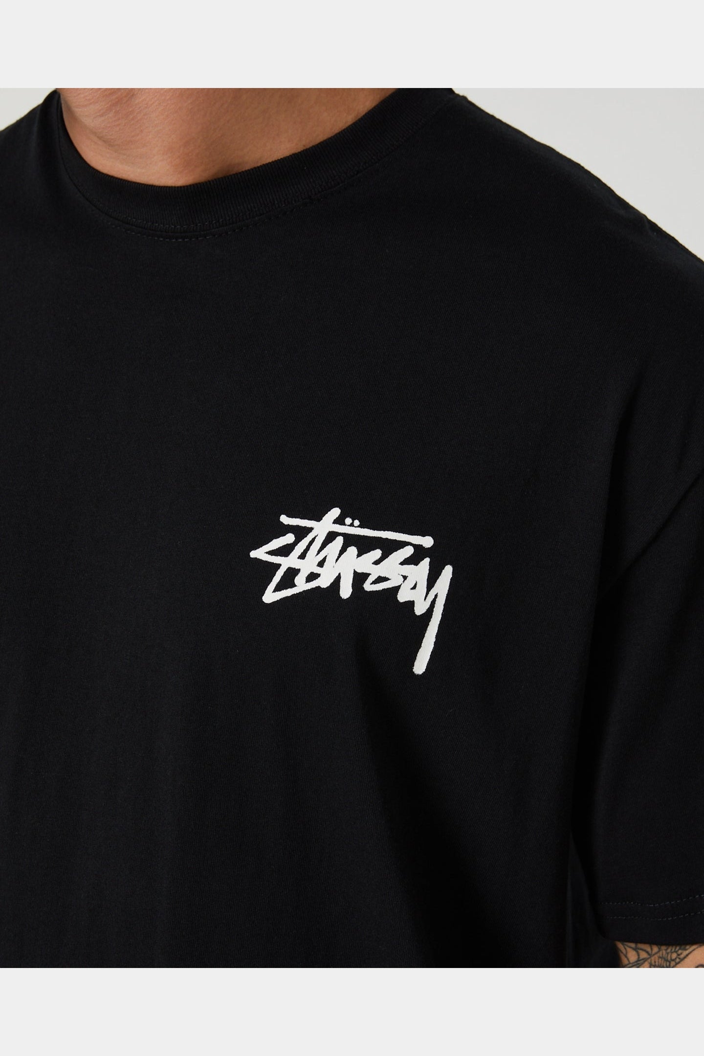 Stussy read em n weep ss tee - black