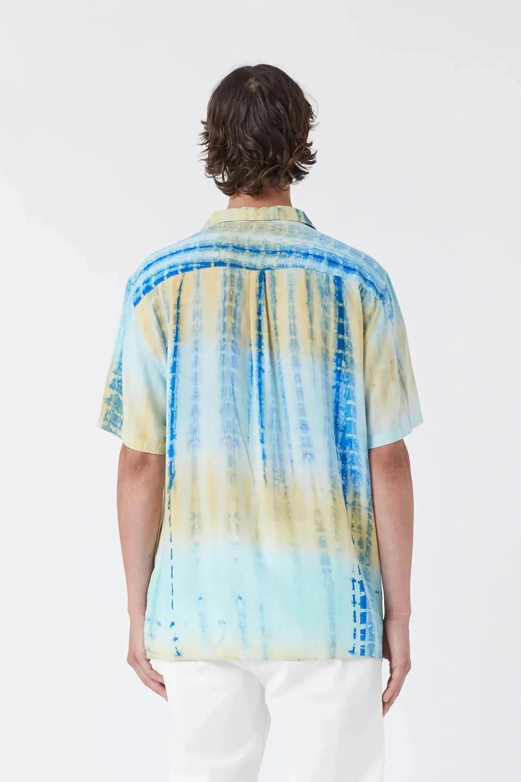 Barney cools resort linen shirt casa tie dye