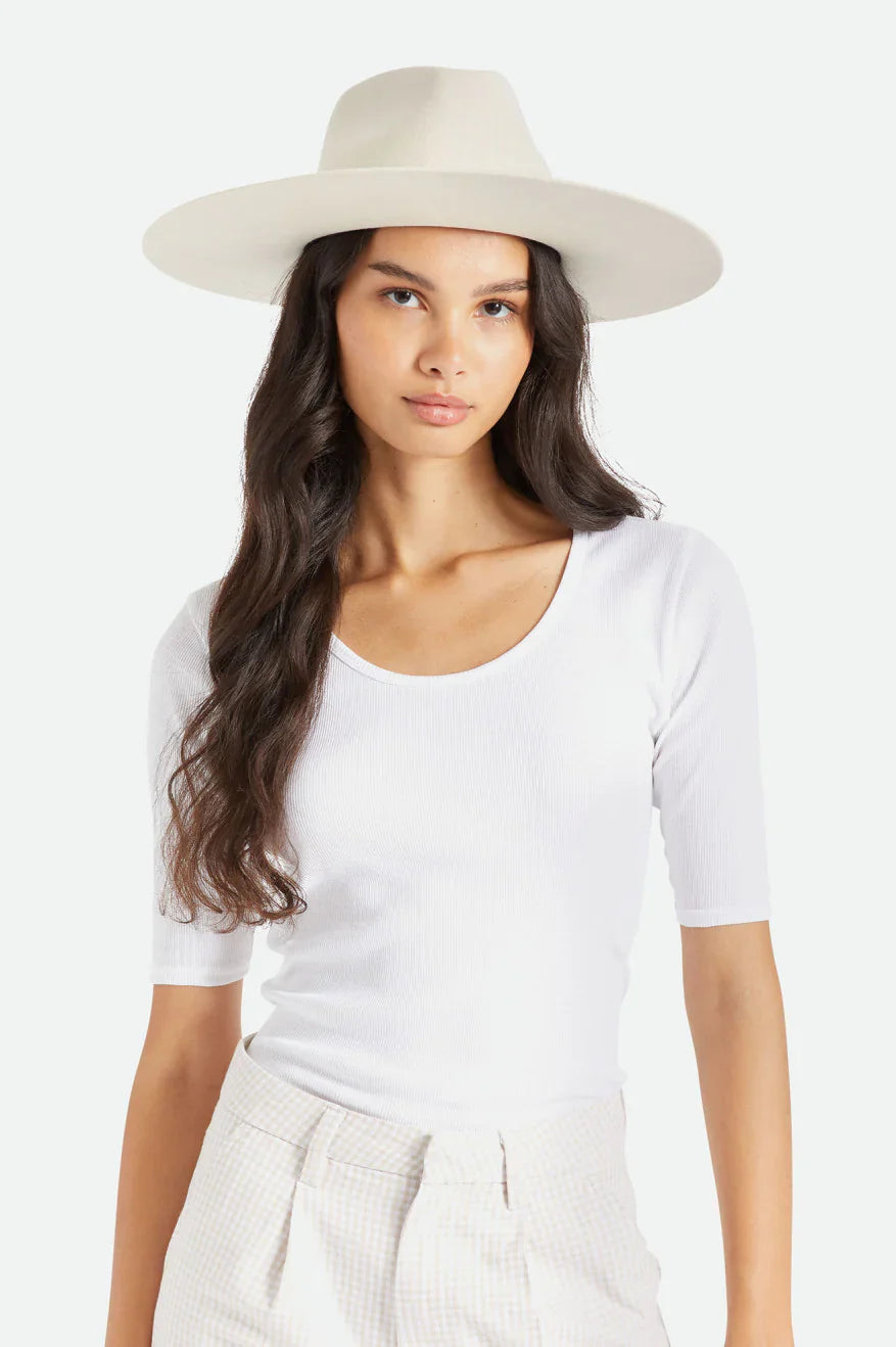 Brixton leigh felt fedora dove