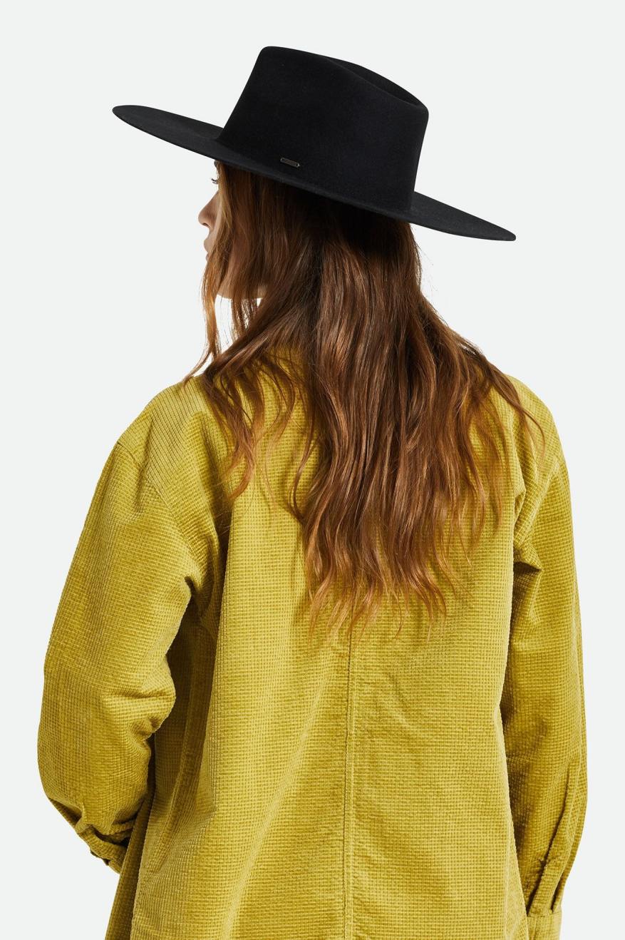 Brixton primrose felt fedora black