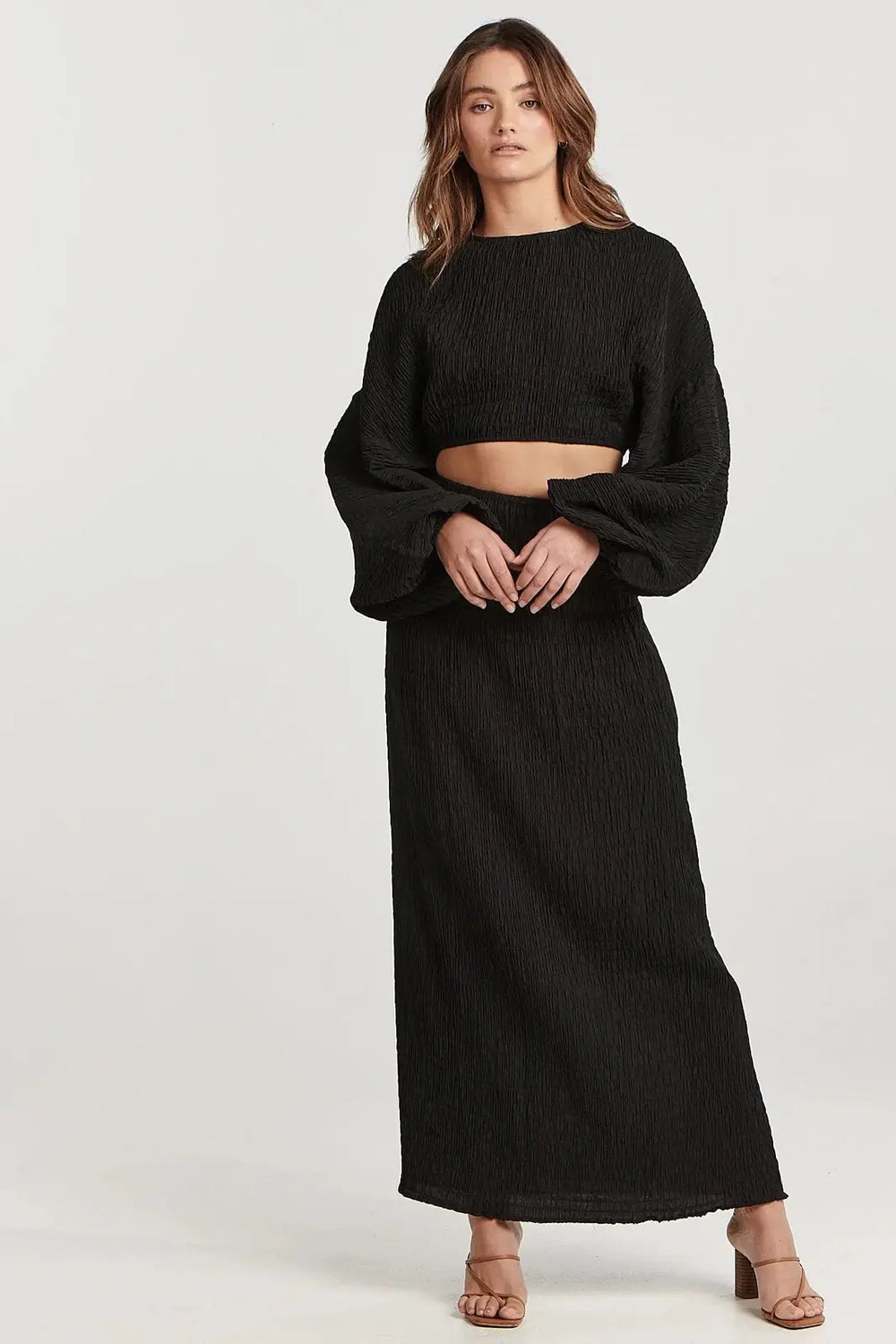 Charlie holiday aria skirt - black