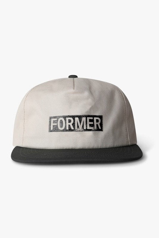 Former Legacy Plate Cap - Bone/Black