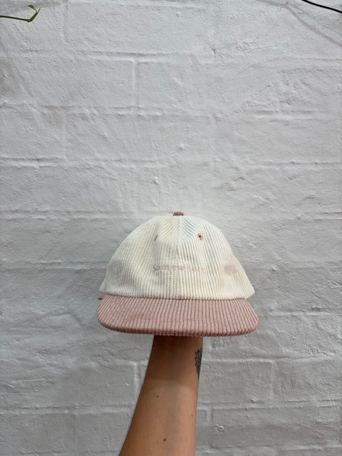 Somewhere corduroy dad cap - Blush