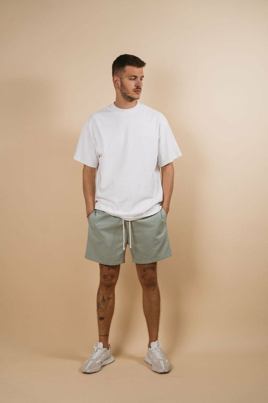 Kore studios thomas twill short- sage