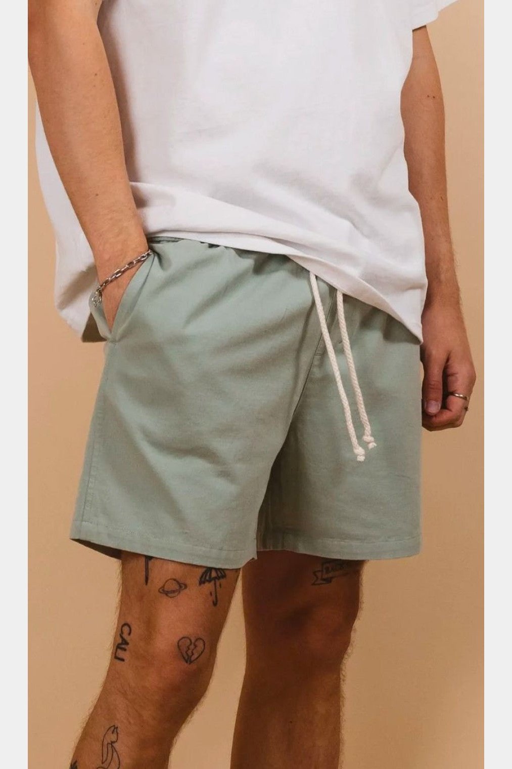 Kore studios thomas twill short- sage