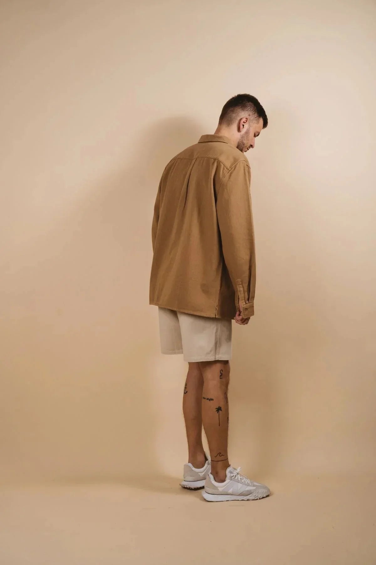 Kore team twill overshirt- caramel