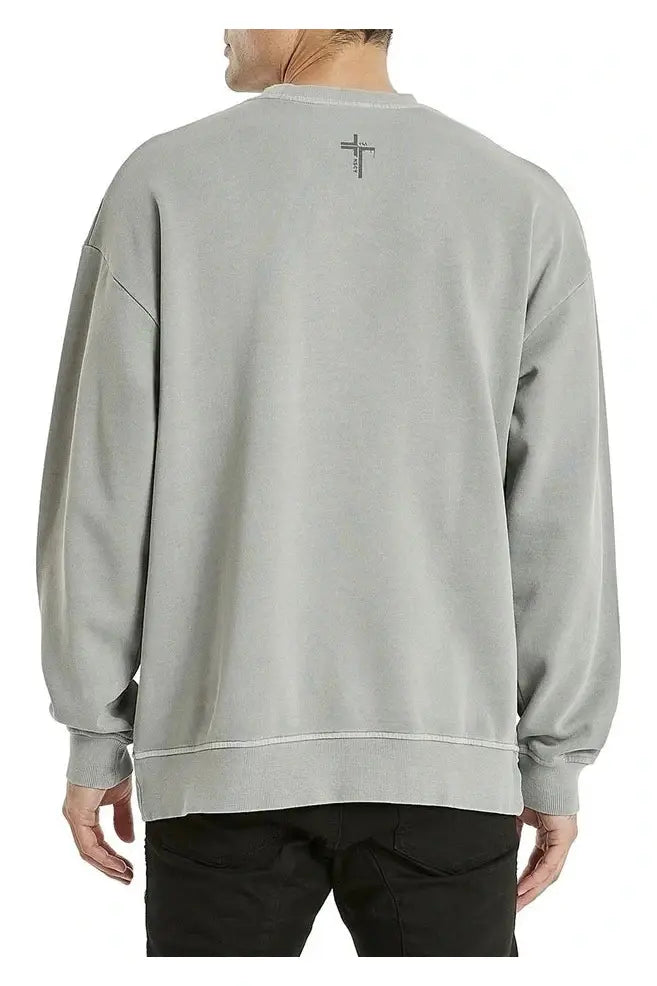 Kscy yale relaxed sweater- pigment grey