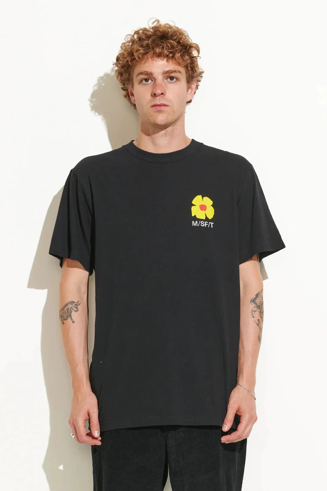 Misfit lamp biscuit 50/50 reg ss tee - pitch black