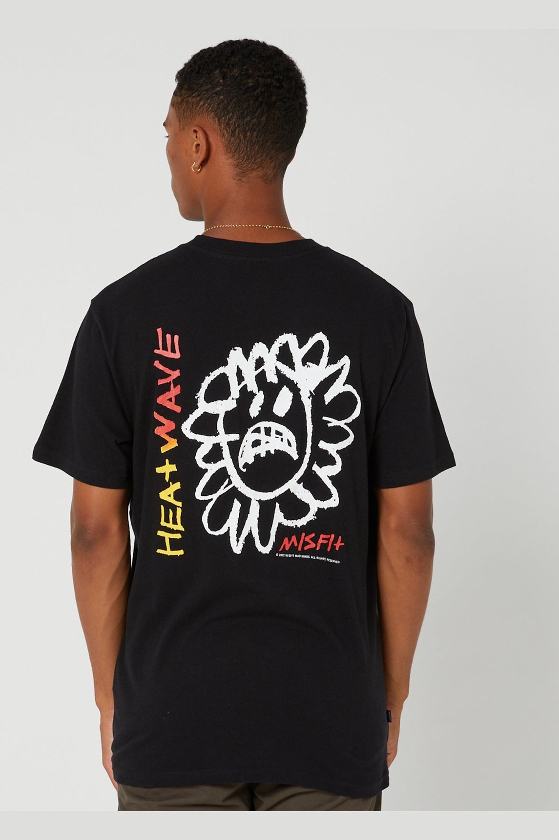 Misfit Heatwave 50/50 Reg Ss Tee- Pitch Black