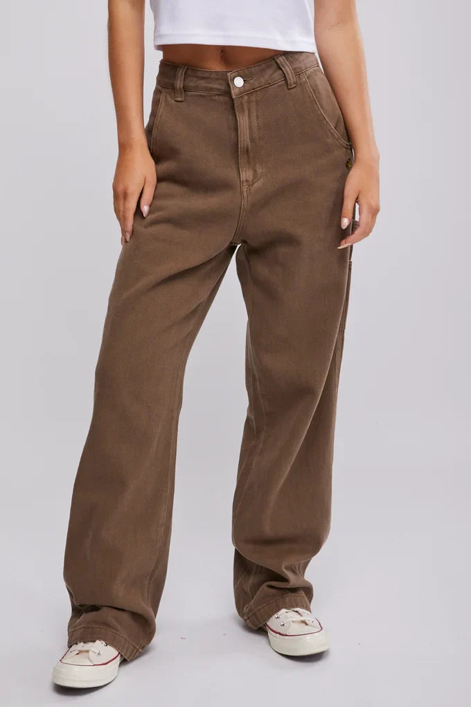 Misfit heavenly people pant- chocolate