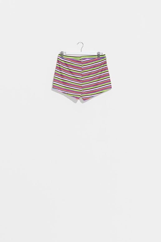 Misfit leone swim short - violet stripe