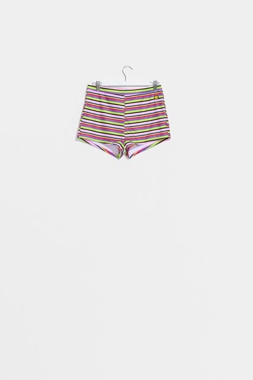 Misfit leone swim short - violet stripe