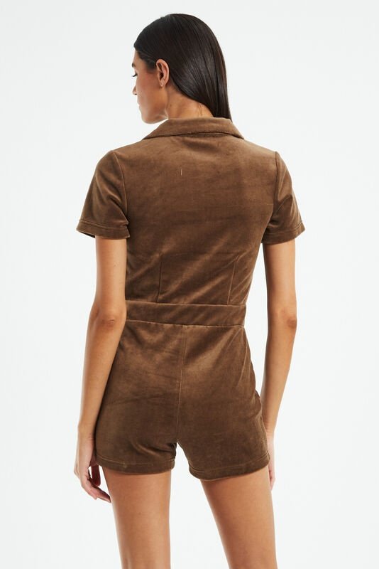 Misfit soleil playsuit - choc