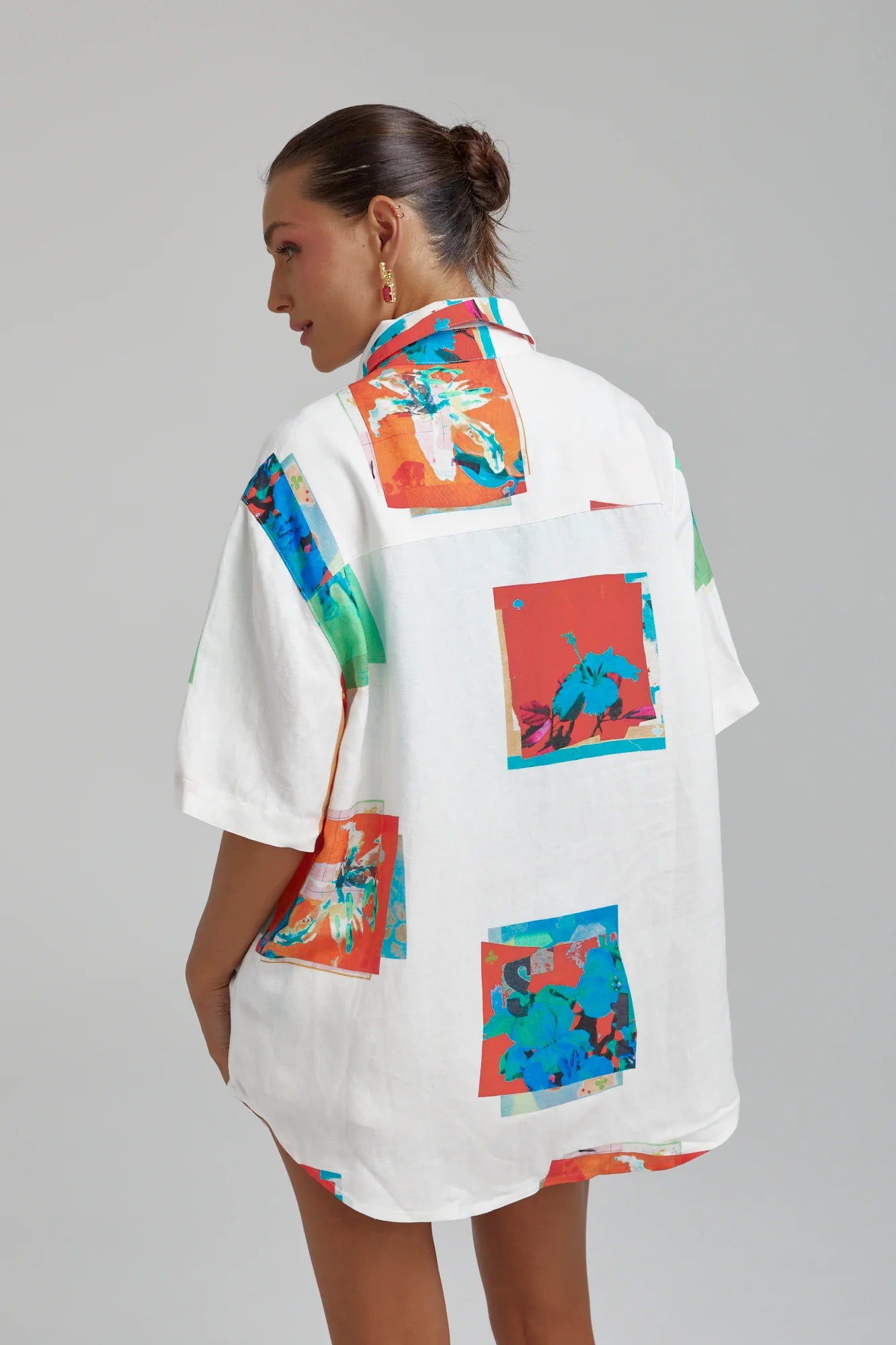 Summi Summi Big Shirt - Montage White