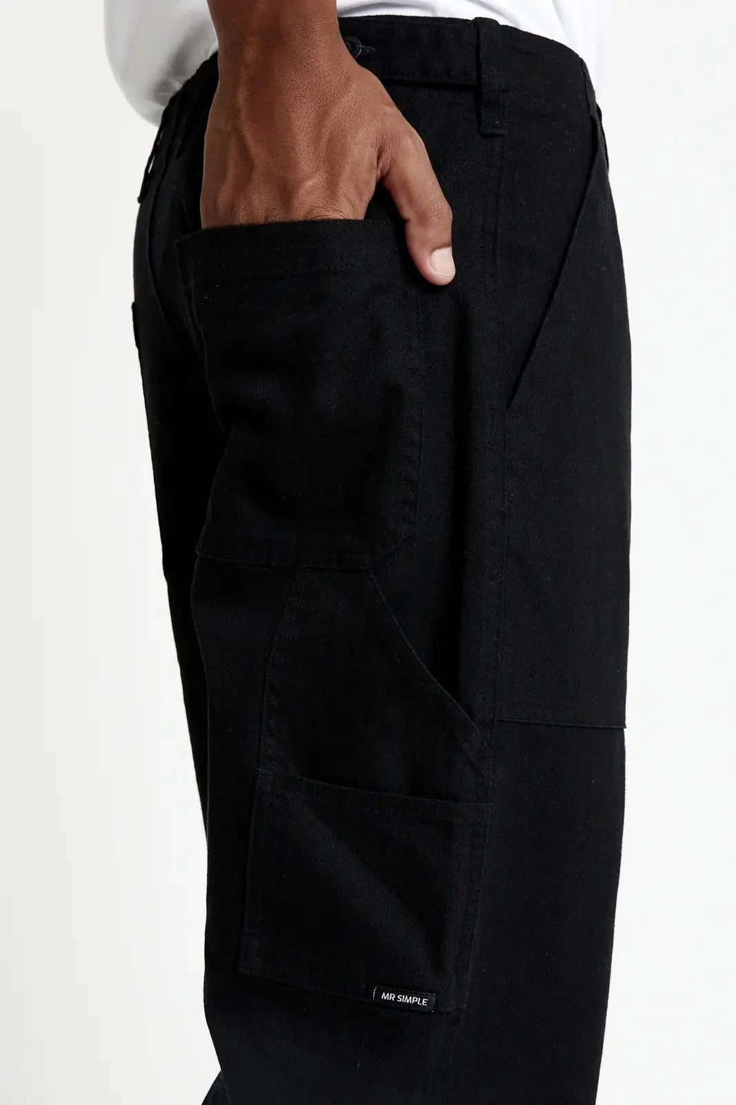 Mr simple carpenter pant - vintage black