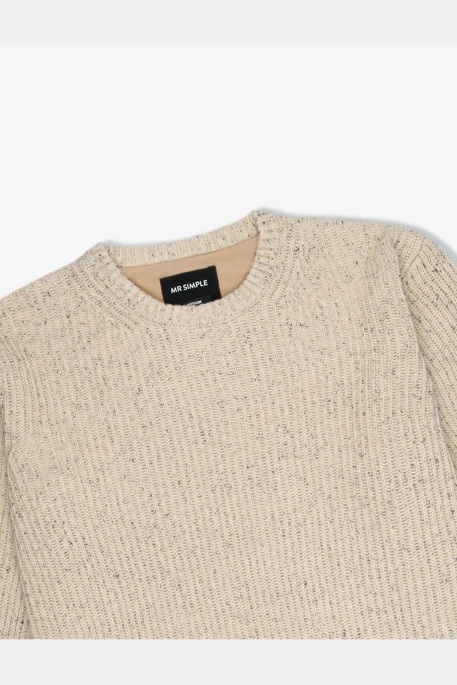 MR SIMPLE Fisher knit - Oatmeal