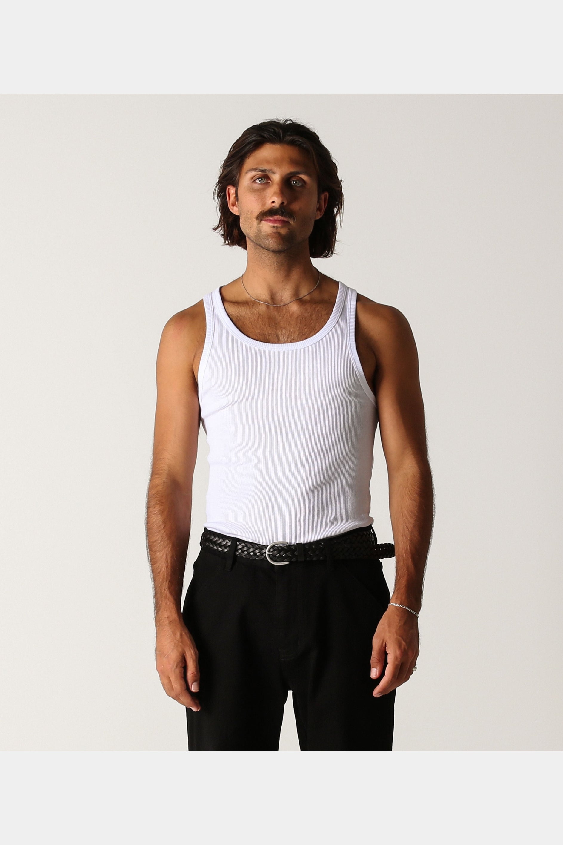 FORMER Uniform ribbed singlet - Black/navy/white