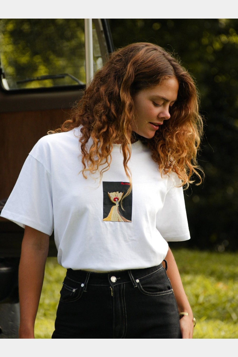 Palmah pulp fiction tee - white