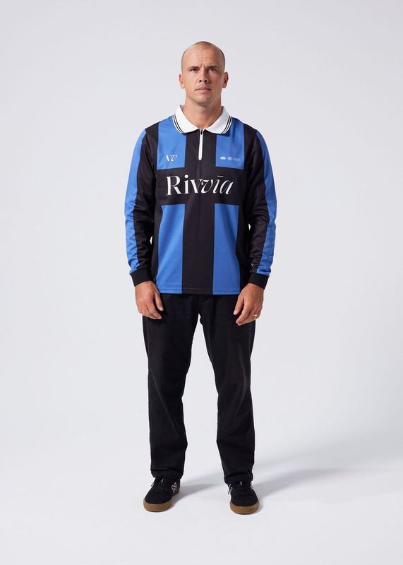 RIVVIA Team vv rpl ls polo - Black/blue