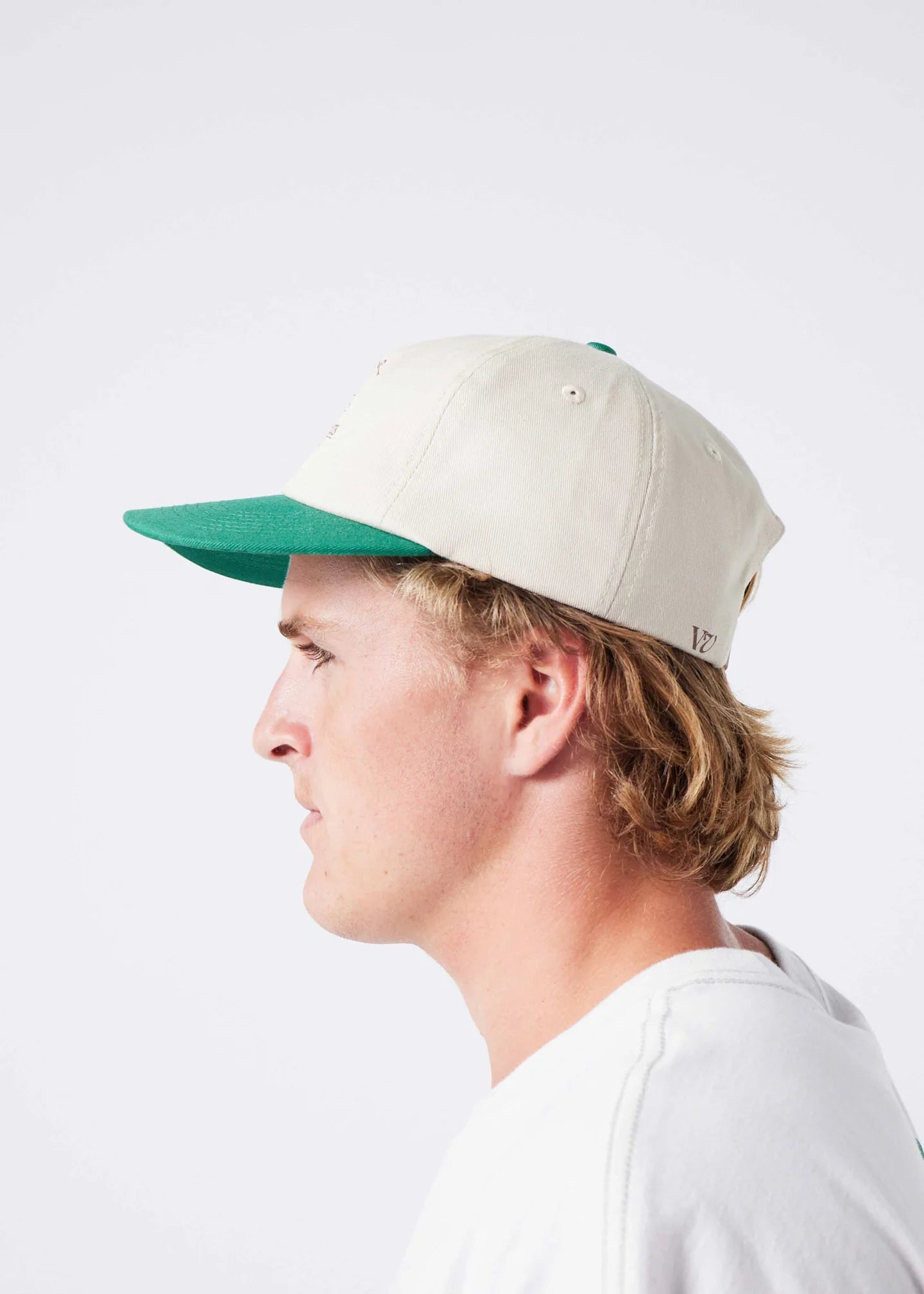 RIVVIA Power fade cap - Bone/green