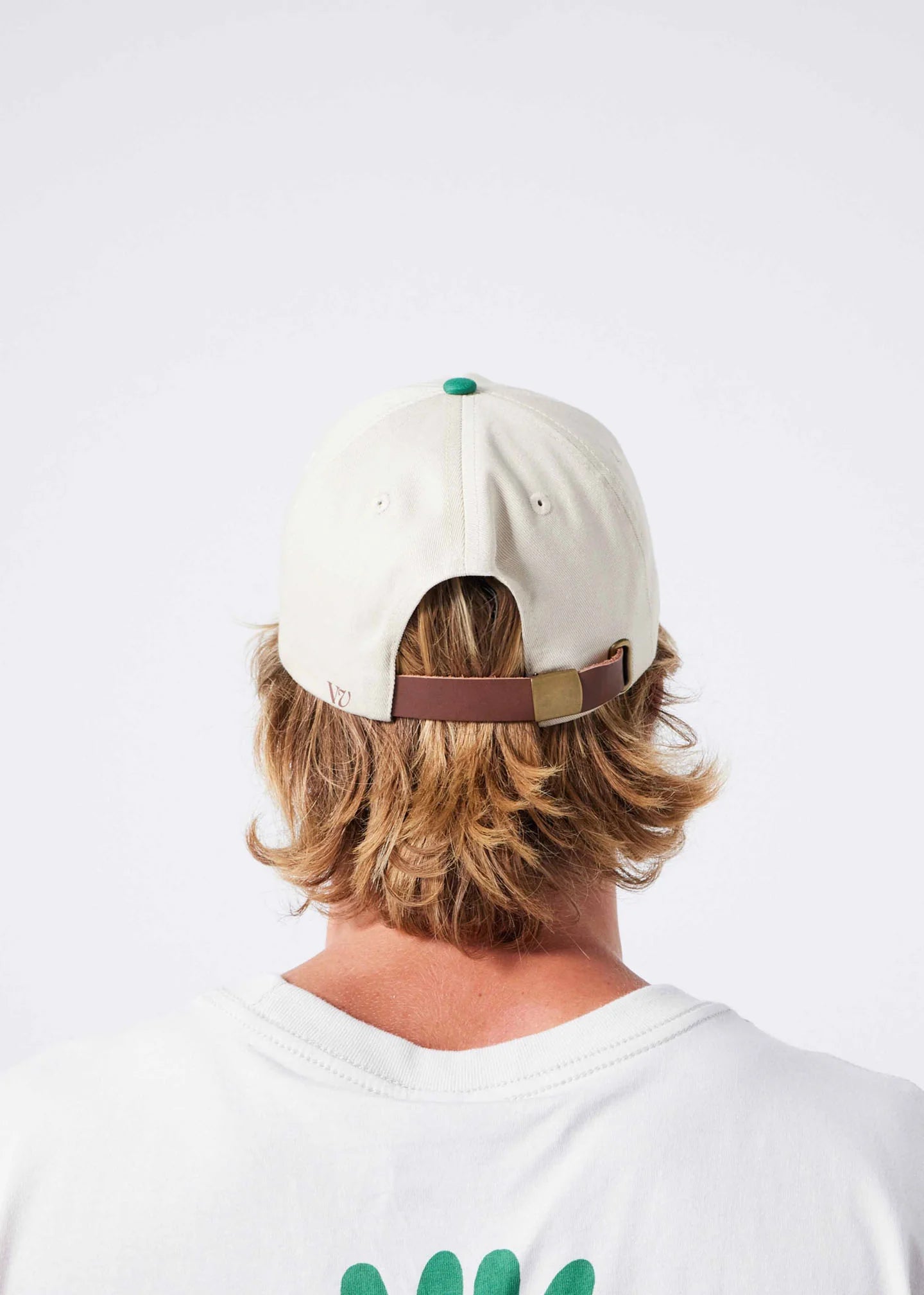 RIVVIA Power fade cap - Bone/green