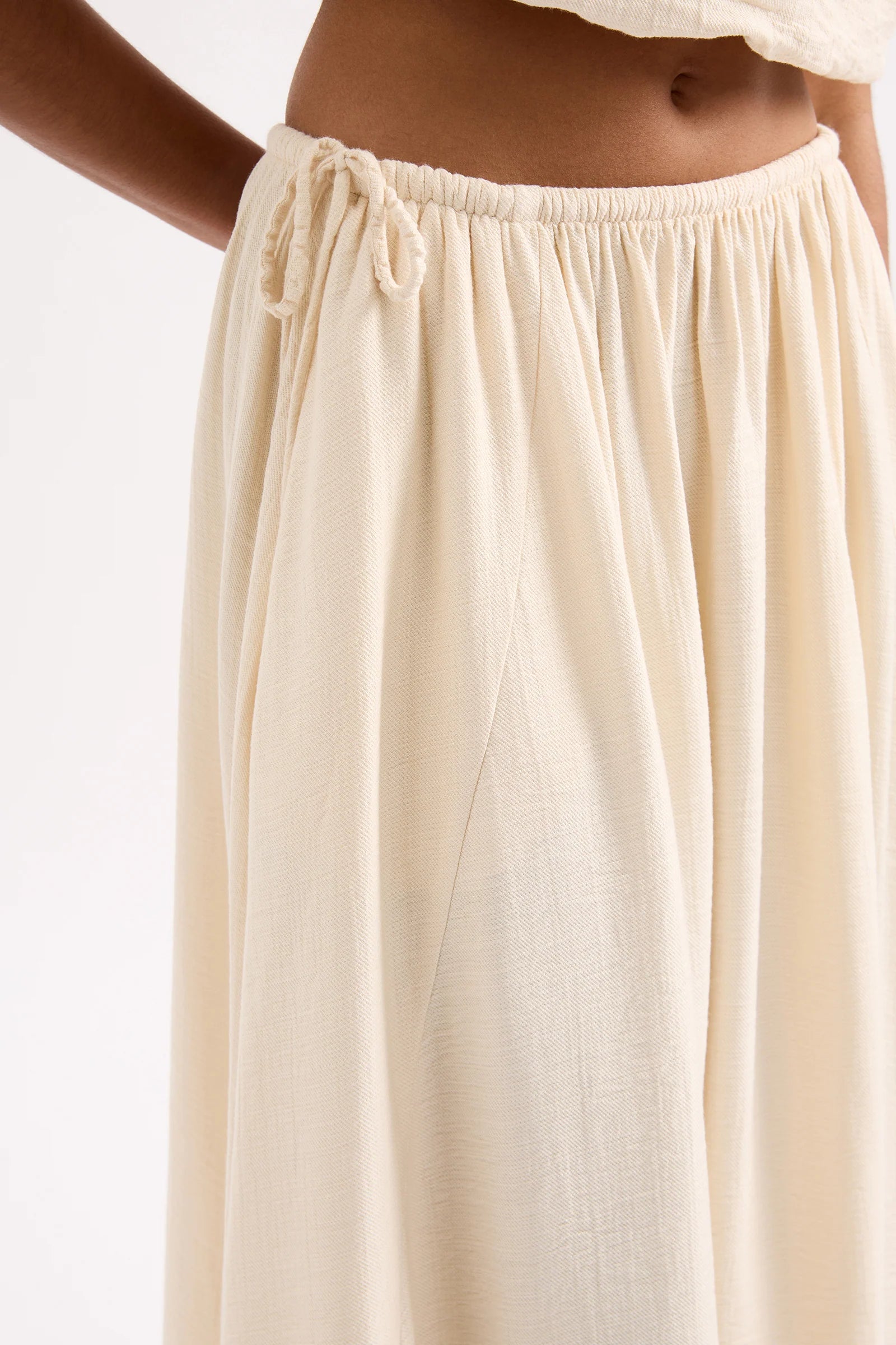 NUDE LUCY Ambrose maxi skirt - Milk