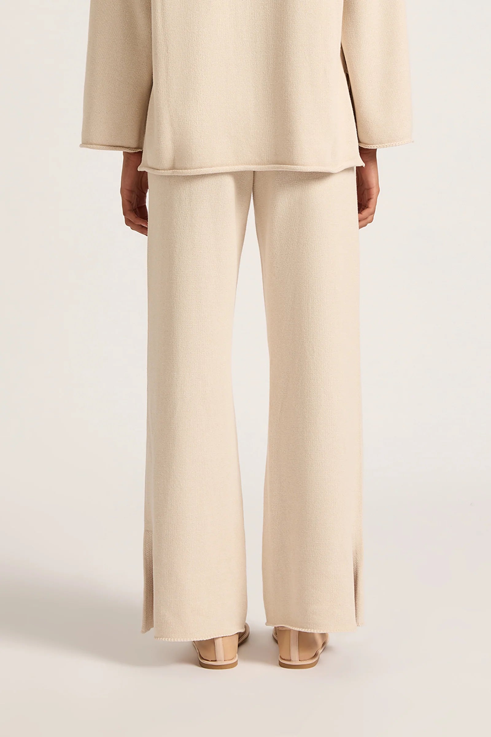 NUDE LUCY Lilou knit pant - Bone