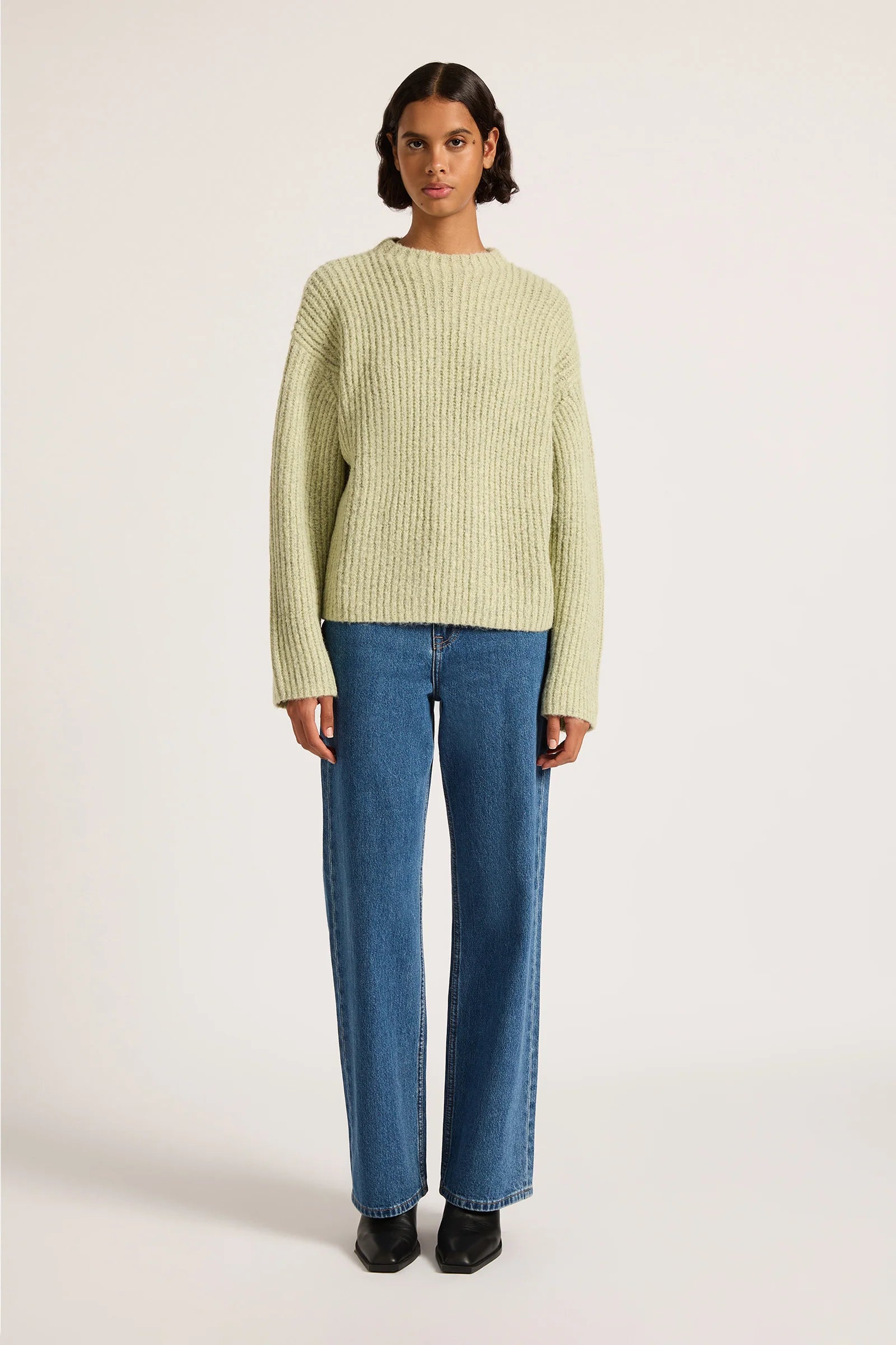 NUDE LUCY Parker knit - Grass