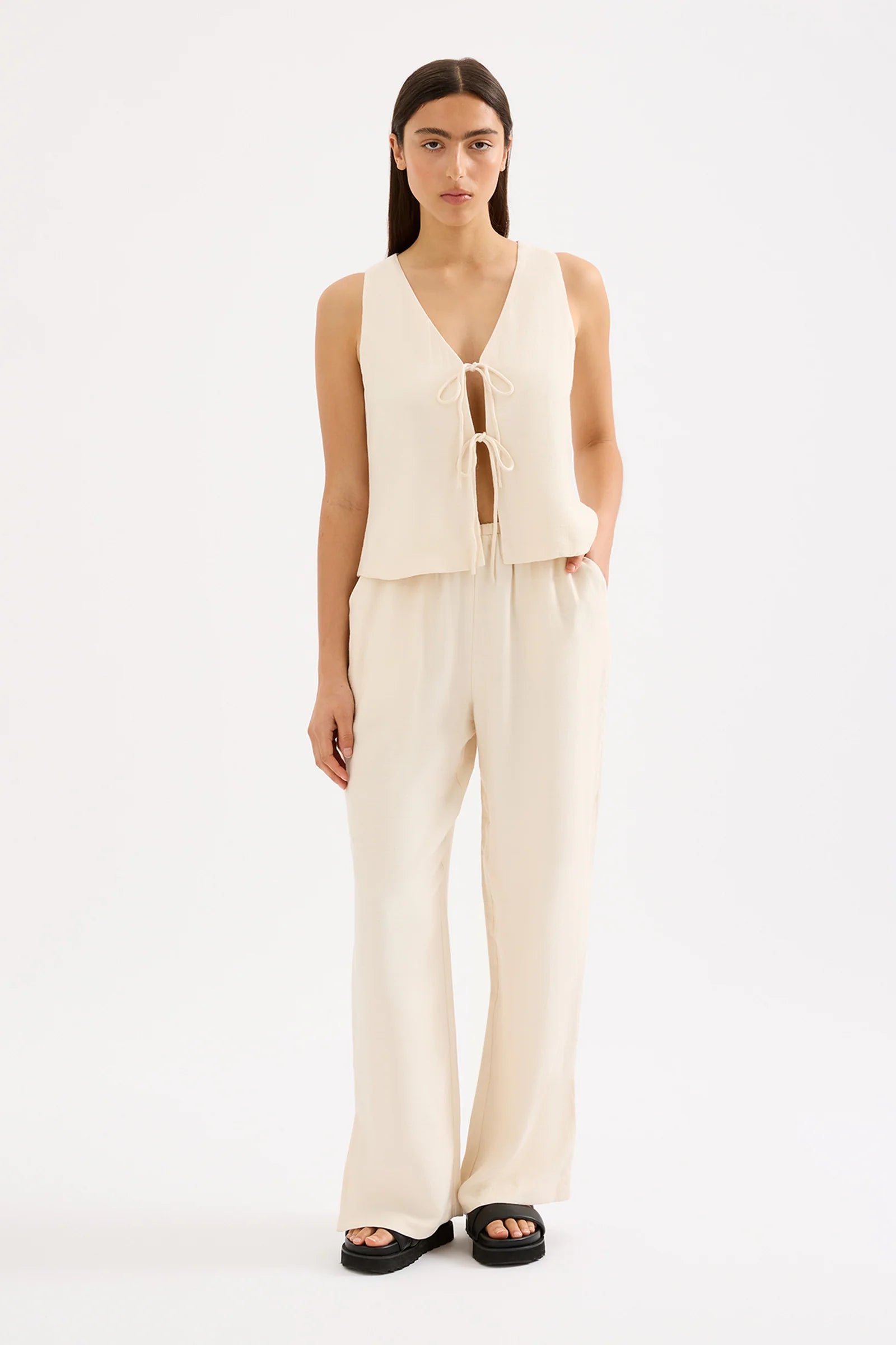 NUDE LUCY dion pant - pannacotta