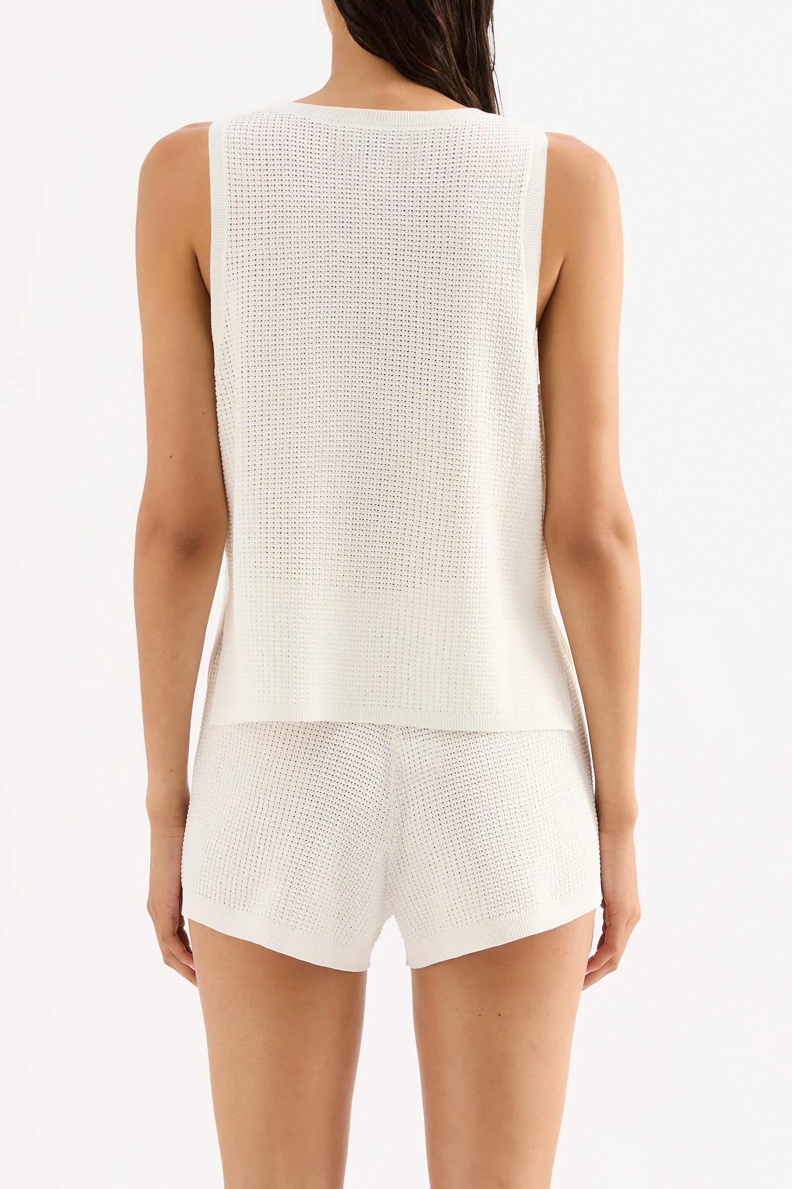 Nude Lucy Rey Crochet Tank salt