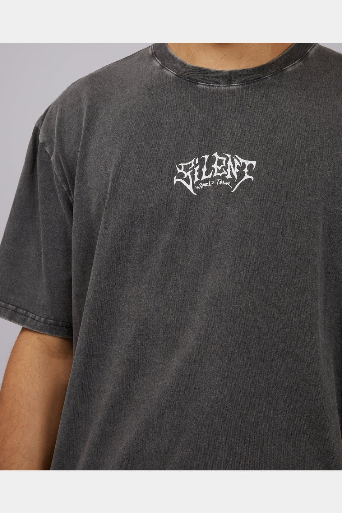 SILENT THEORY world tour tee - washed black