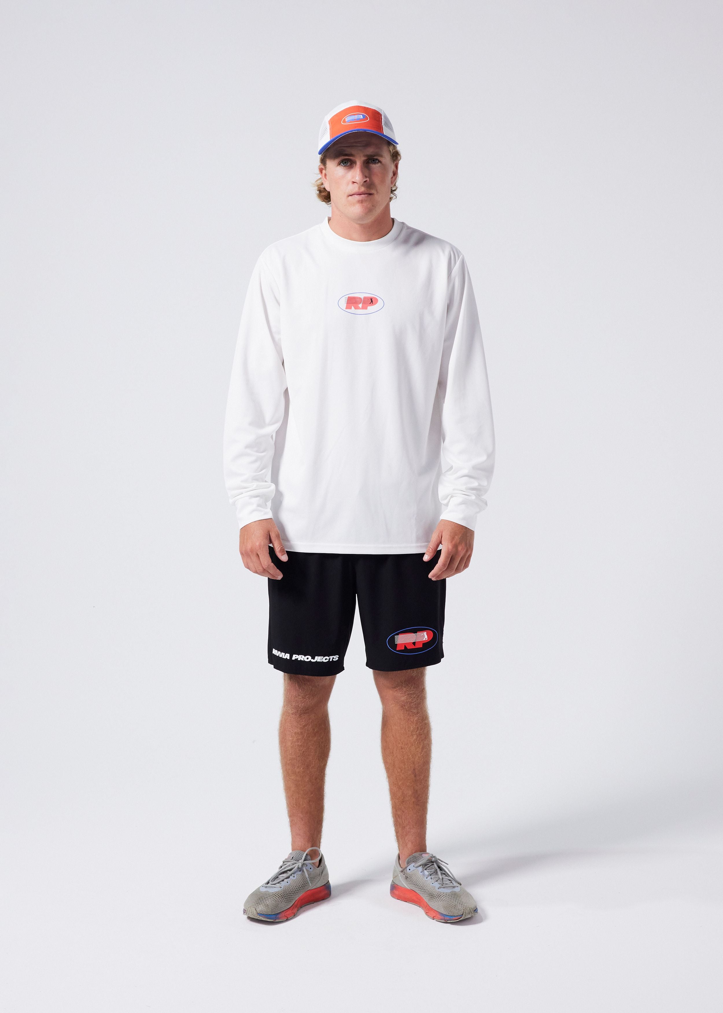 RIVVIA Rp motion sports ls t-shirt - White