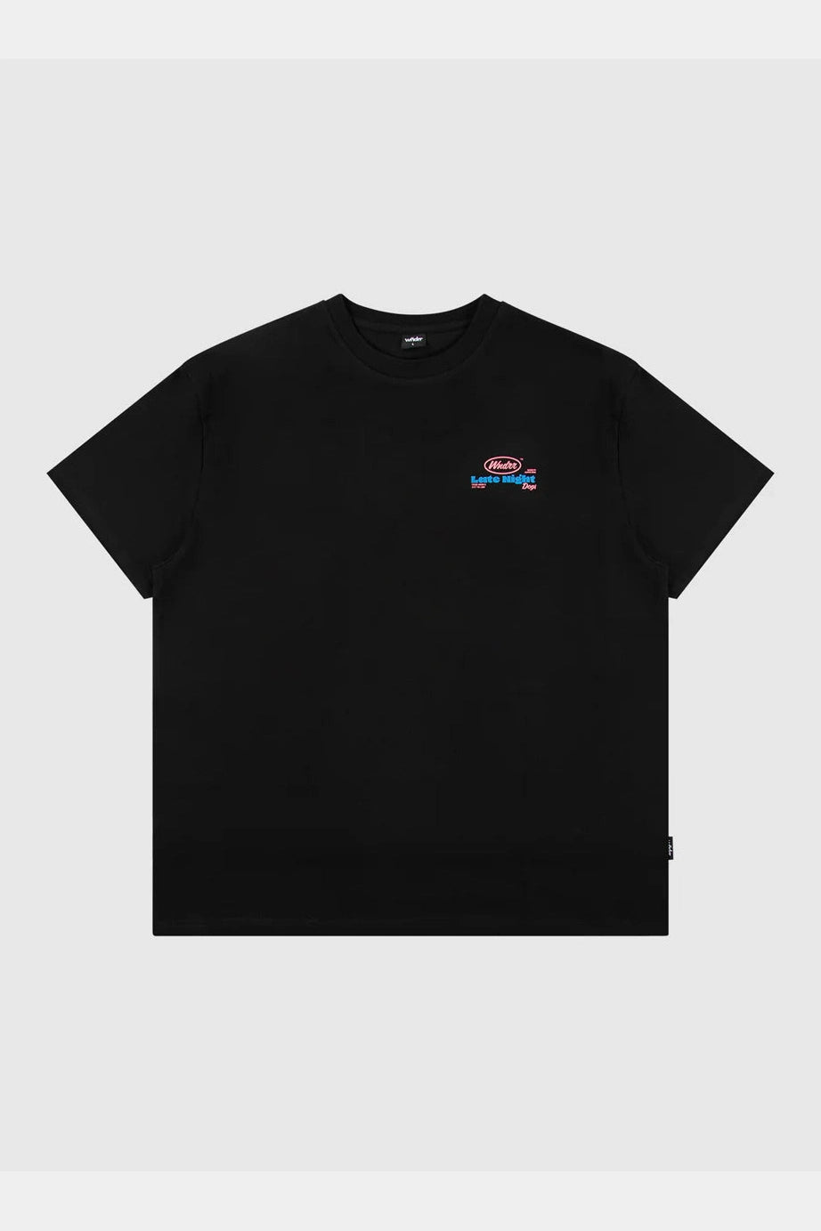 WNDRR Hot dog box fit tee - Black