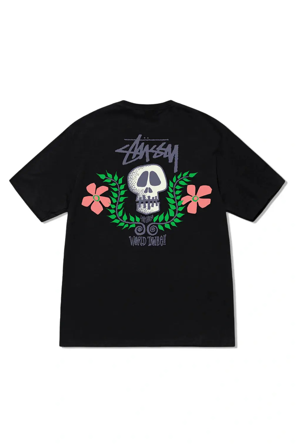 STUSSY Skull crest hw ss tee - Pigment black