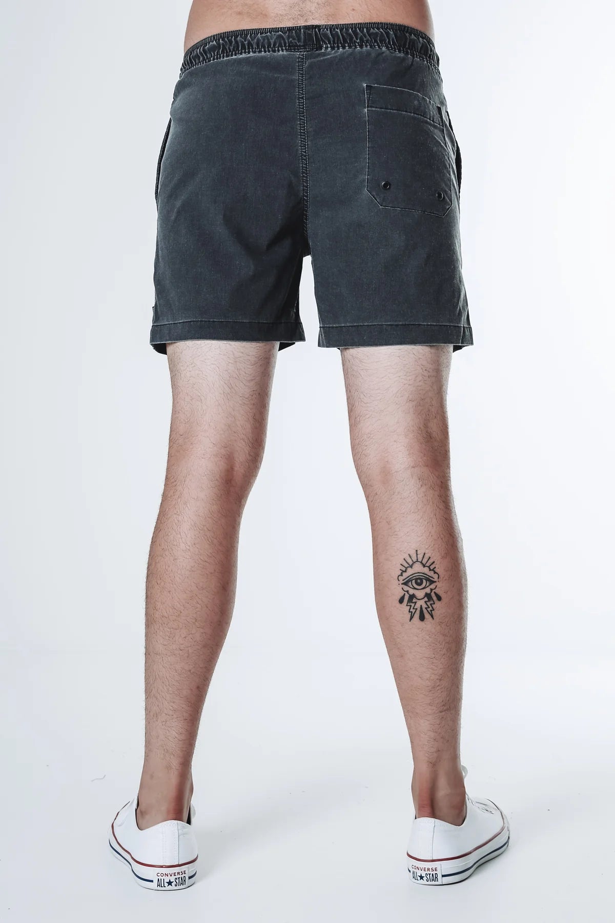 Silent theory dos beach short - washed black