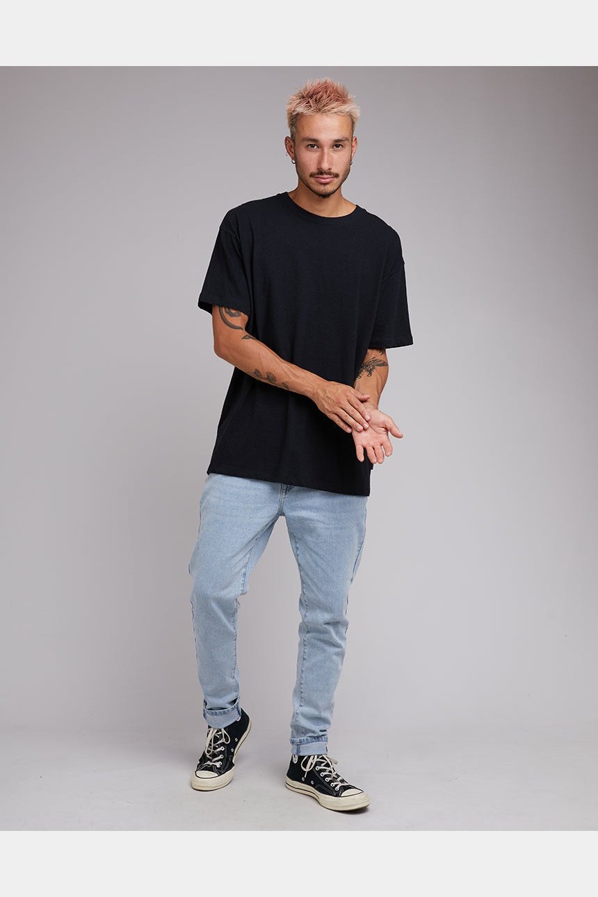 Silent theory - oversized tee black