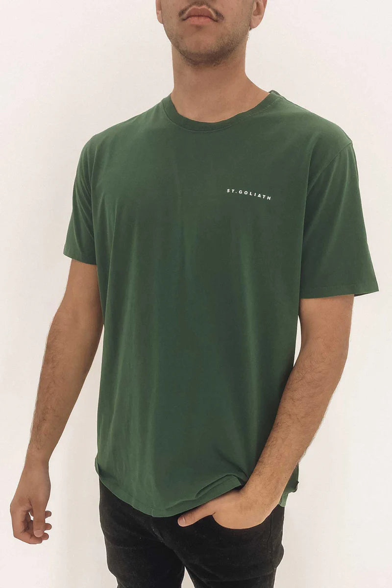 St golith essential tee - forest green