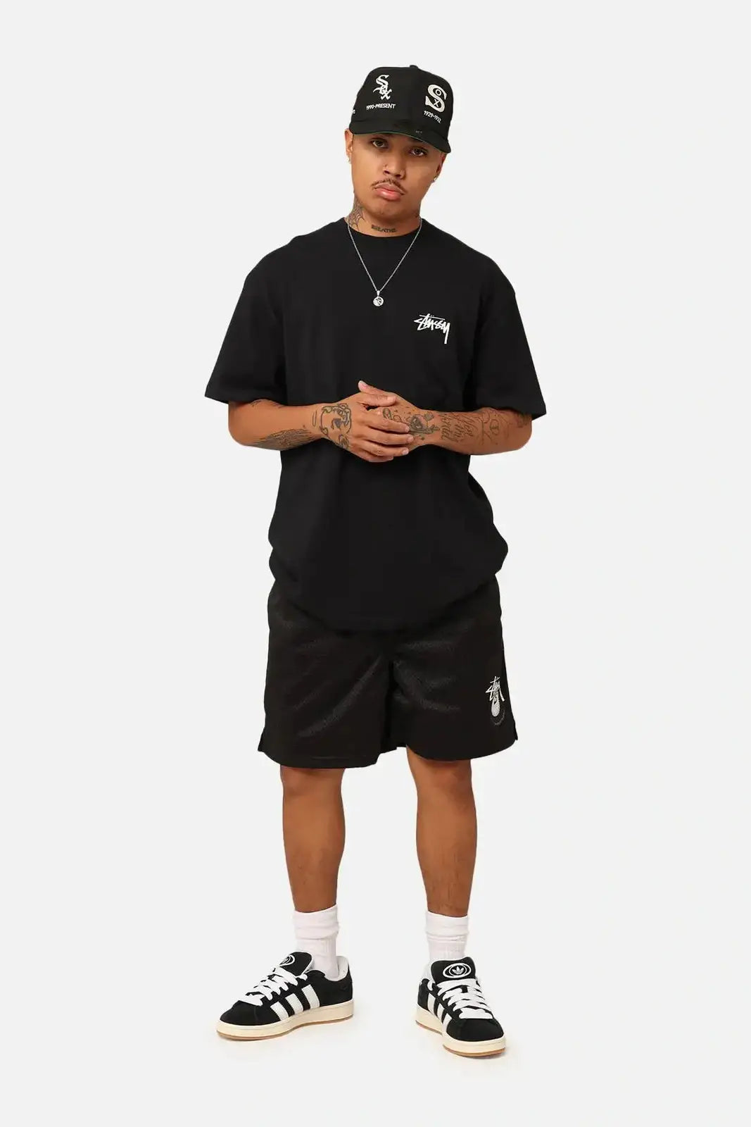 Stussy - 8 ball fade t-shirt black