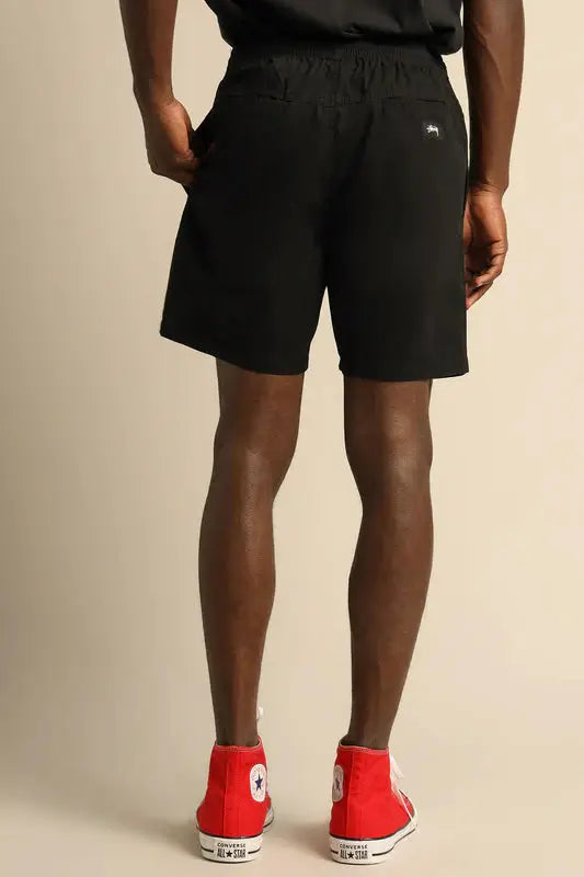 Stussy basic stock beachshort - black