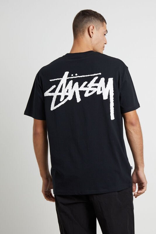 Stussy - bigger stock ss tee black