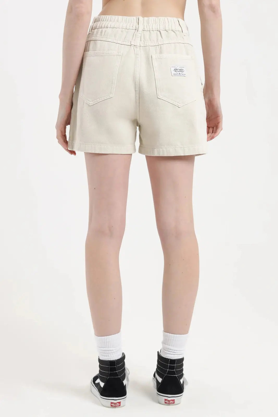 Stussy nevada denim short - cream