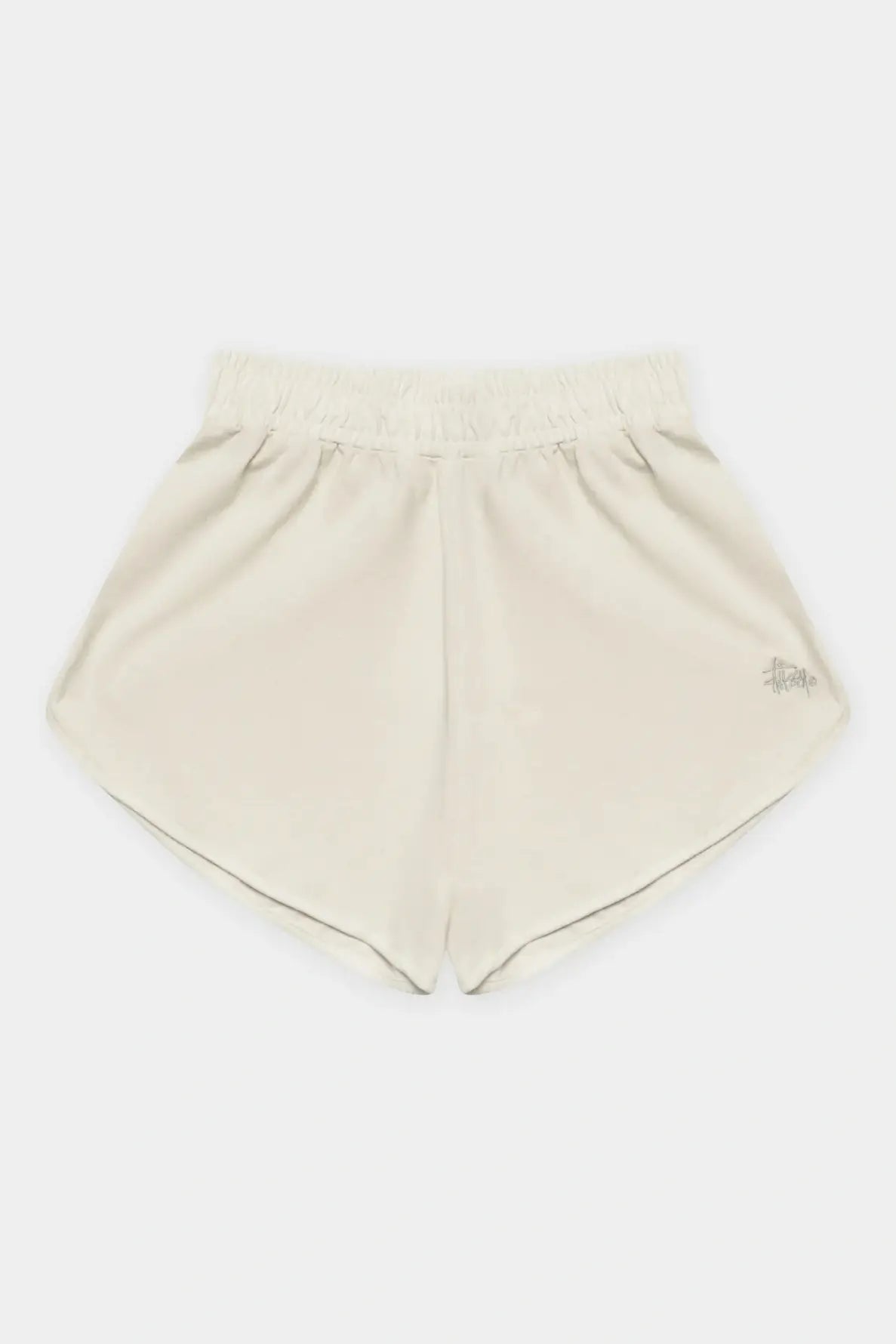 Stussy rockford rugby shorts - white sand