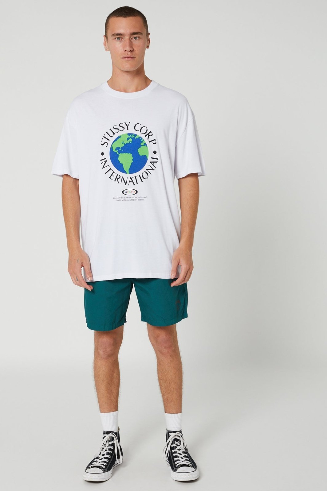 Stussy utopia 50/50 ss tee