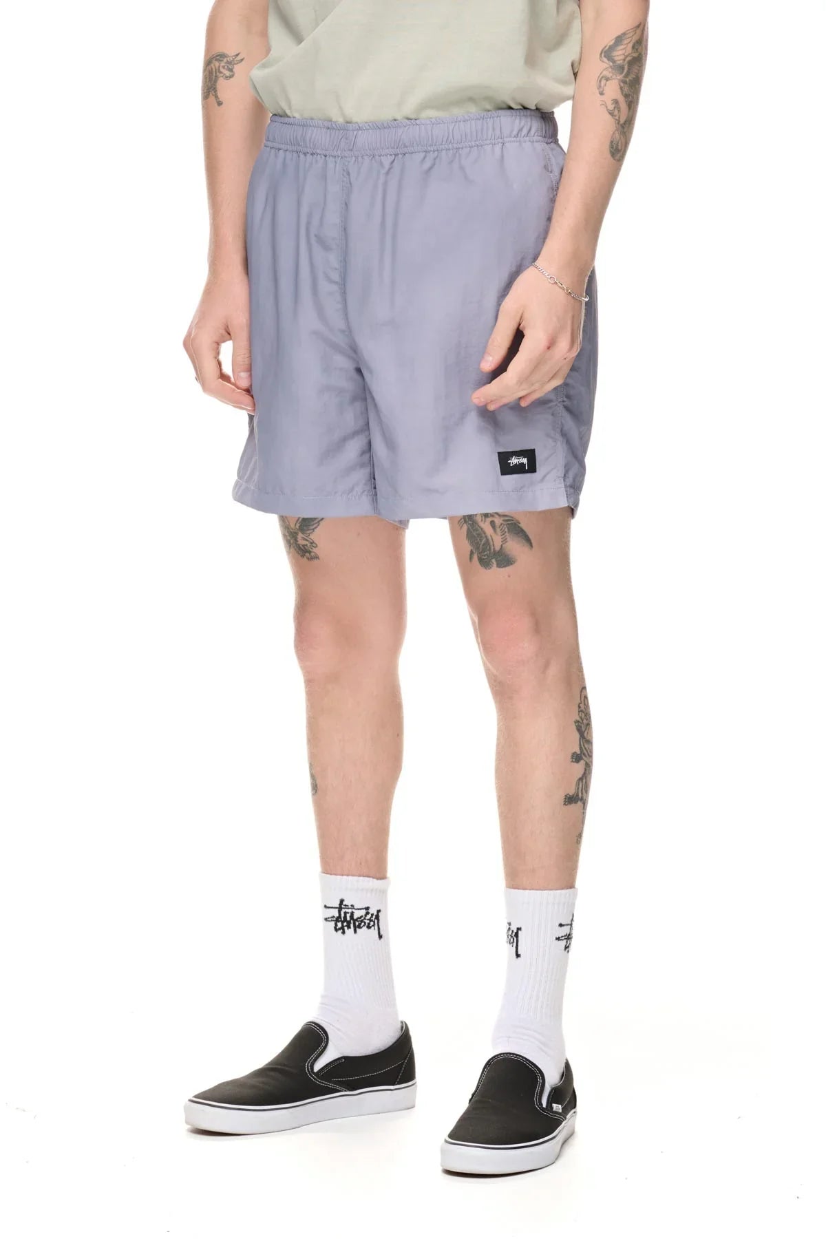 Stussy wave dye watershort - grey