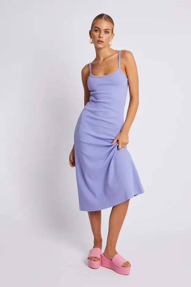 Summi summi a line midi dress - lilac