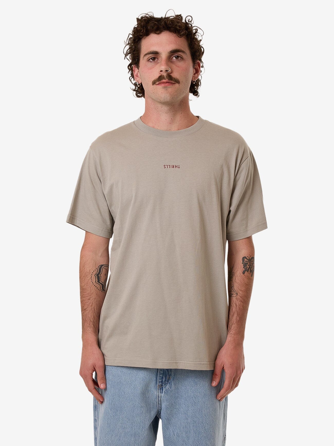 THRILLS minimal thrills merch fit tee - string