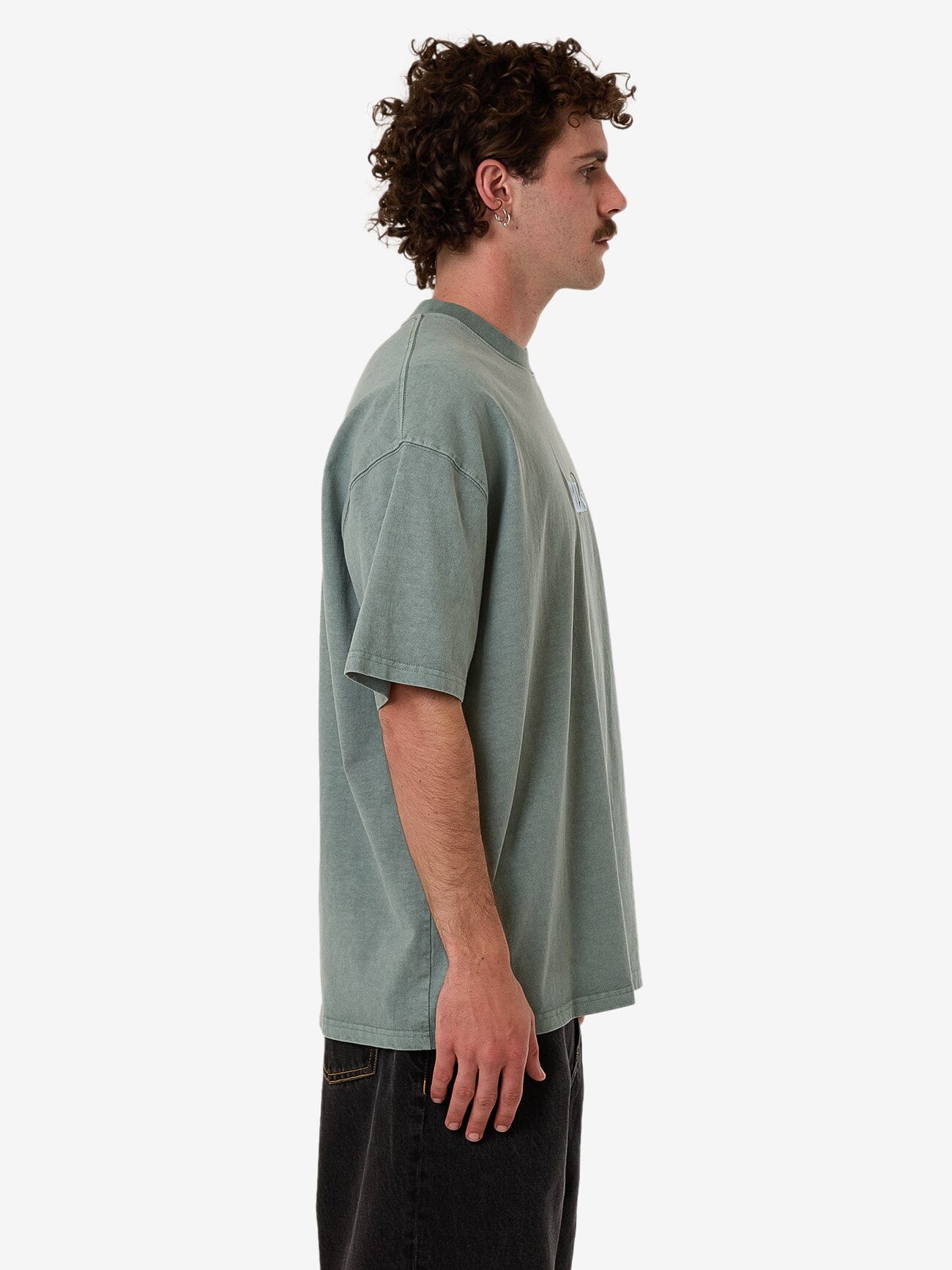 THRILLS ambient connections box fit oversize tee - chinois green