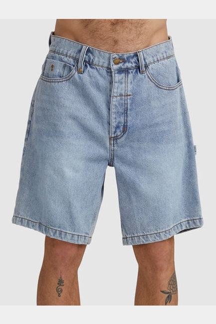 Thrills Slacker Denim Short - Static Blue