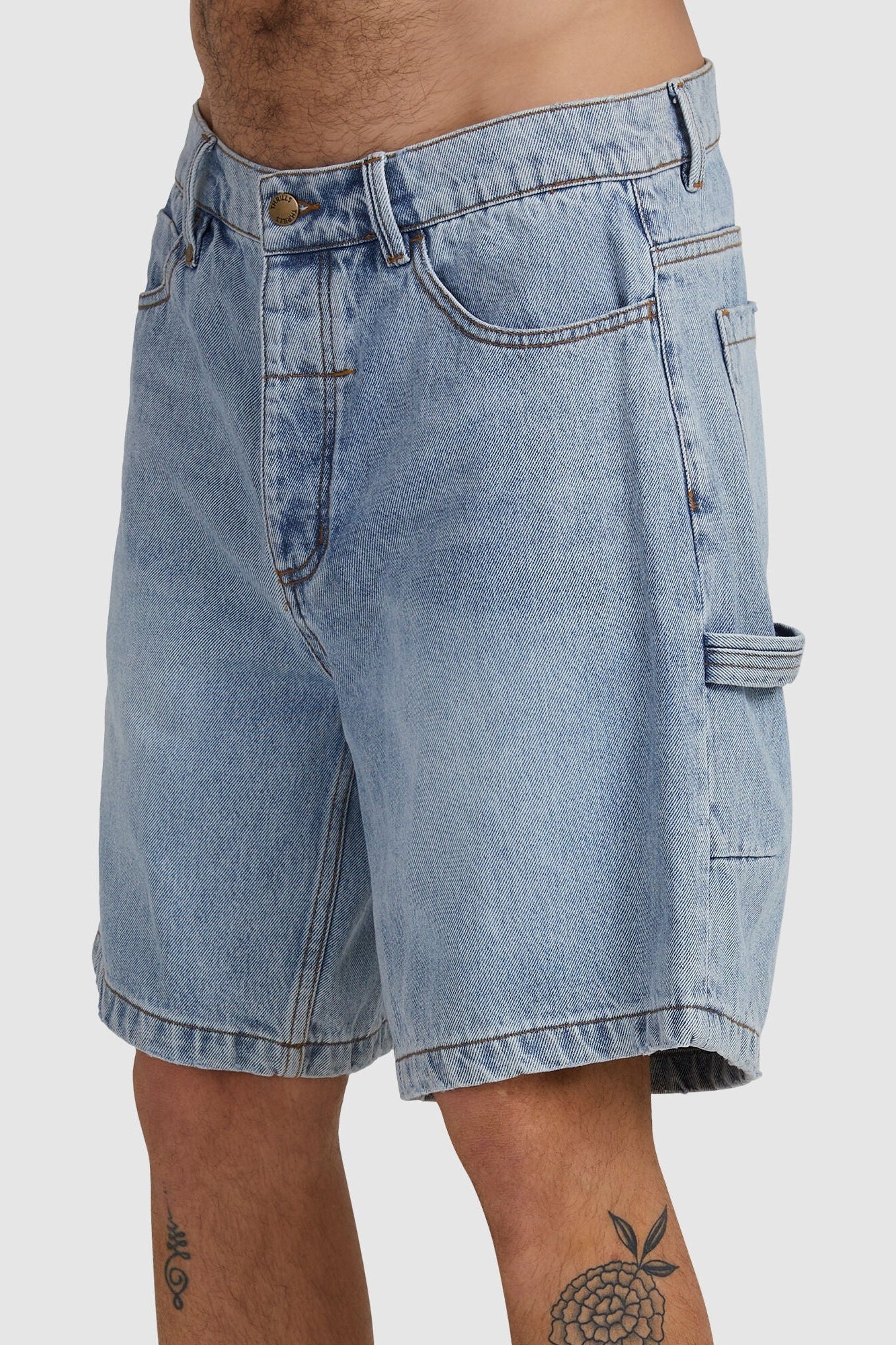 Thrills Slacker Denim Short - Static Blue